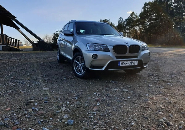 BMW X3 cena 49900 przebieg: 137000, rok produkcji 2011 z Trzciel małe 407